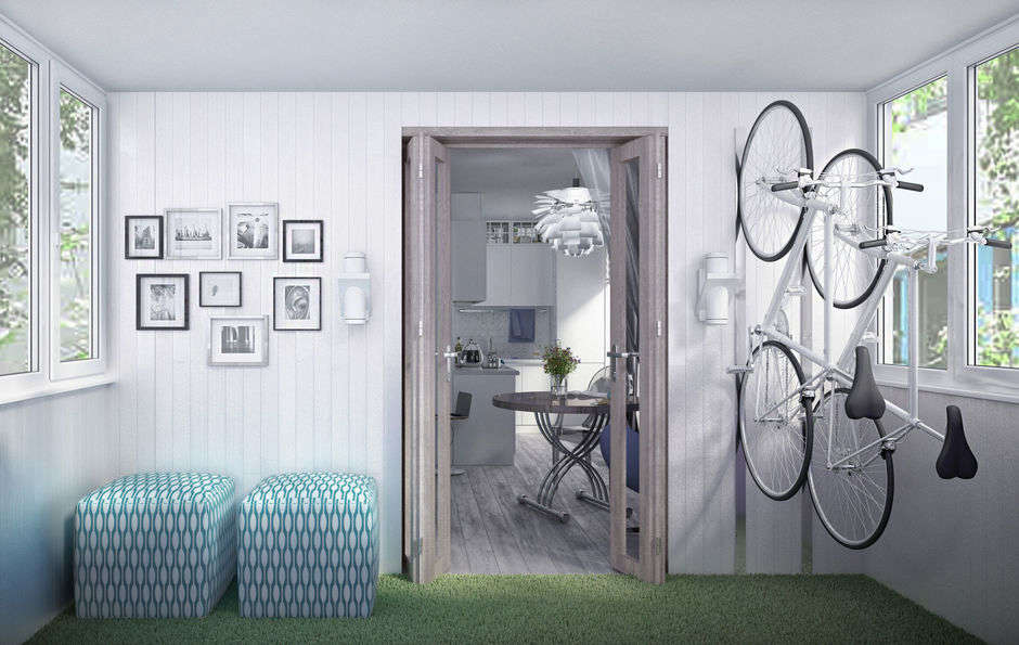дизайн-проект маленькой квартиры в нью-йоркском стиле