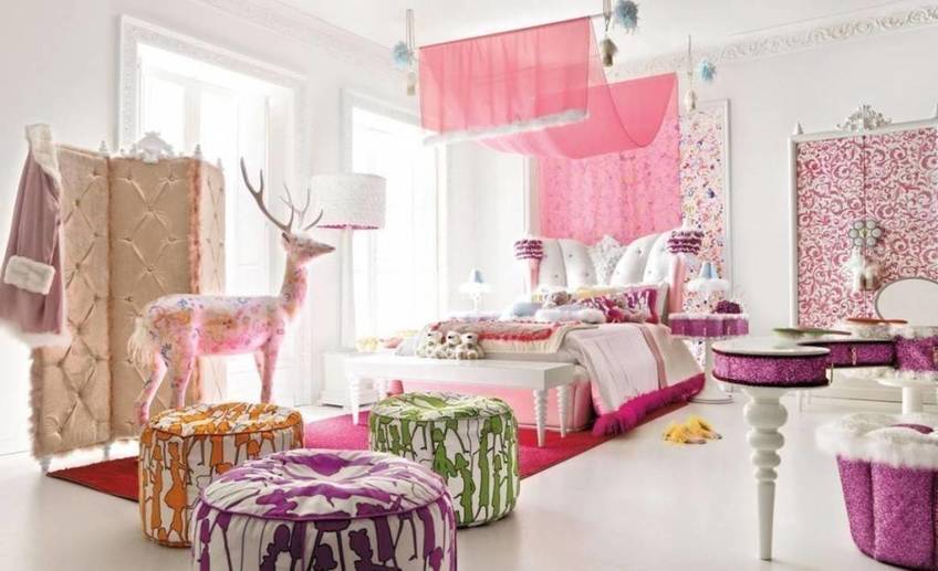 Little girl bedroom ideas purple 1024x634
