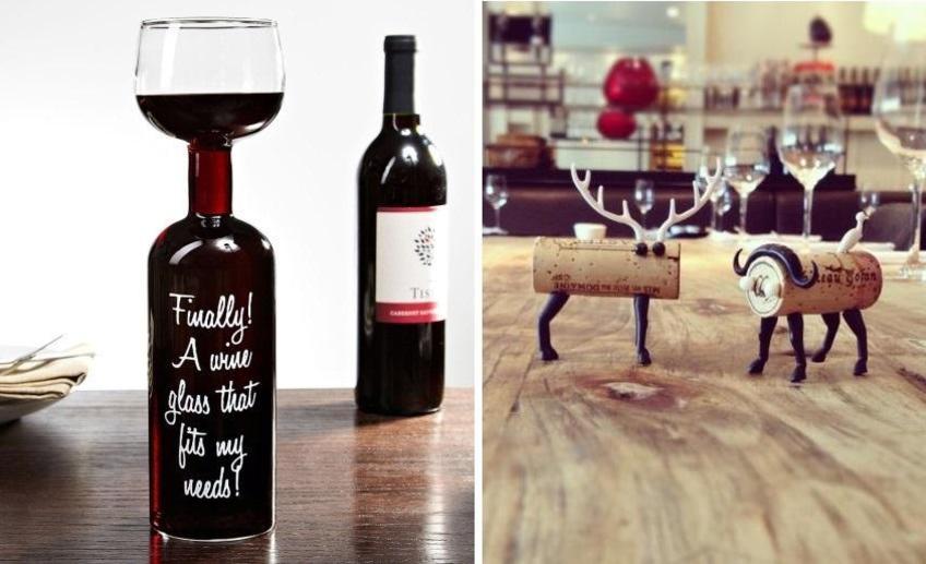 Wine bottle glass take entire bottle with you 1