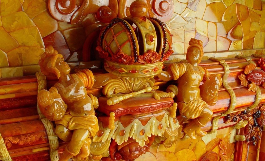 Amber room carving