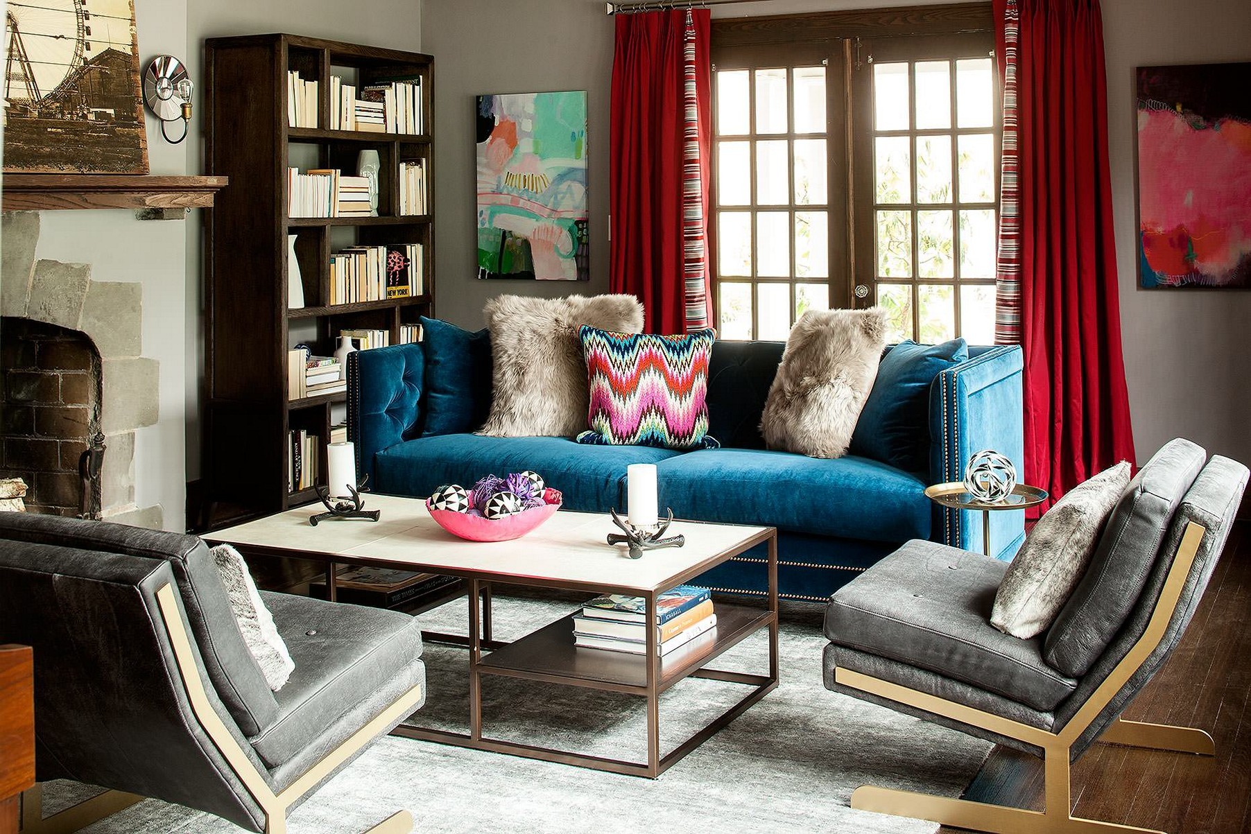 Cool eclectic living room furniture