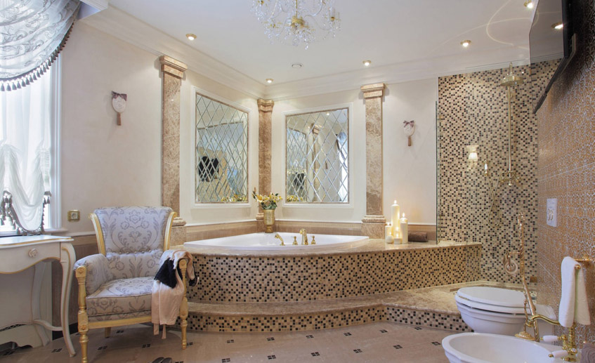 Ванная комната в классическом стиле: фото, дизайн, советы