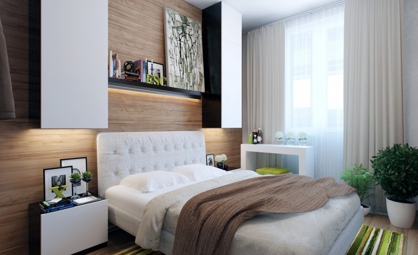 Usual 7690small bedroom with white beds with headboard