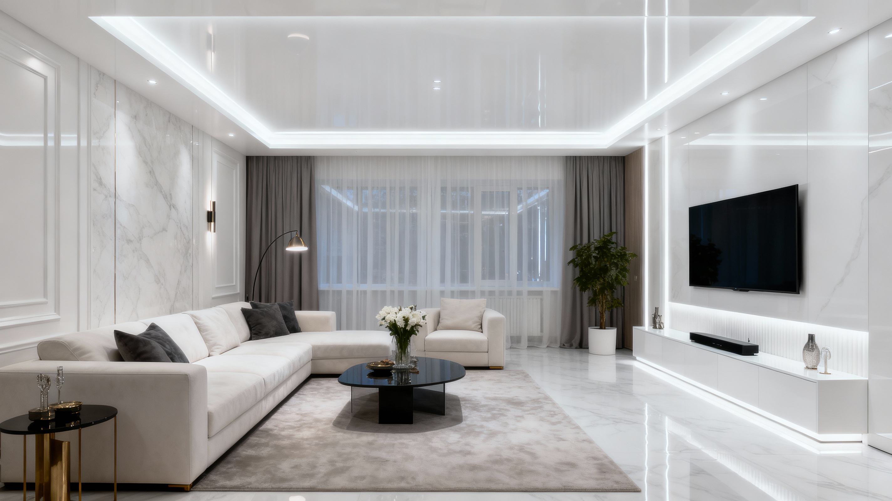 натяжные потолки в спб