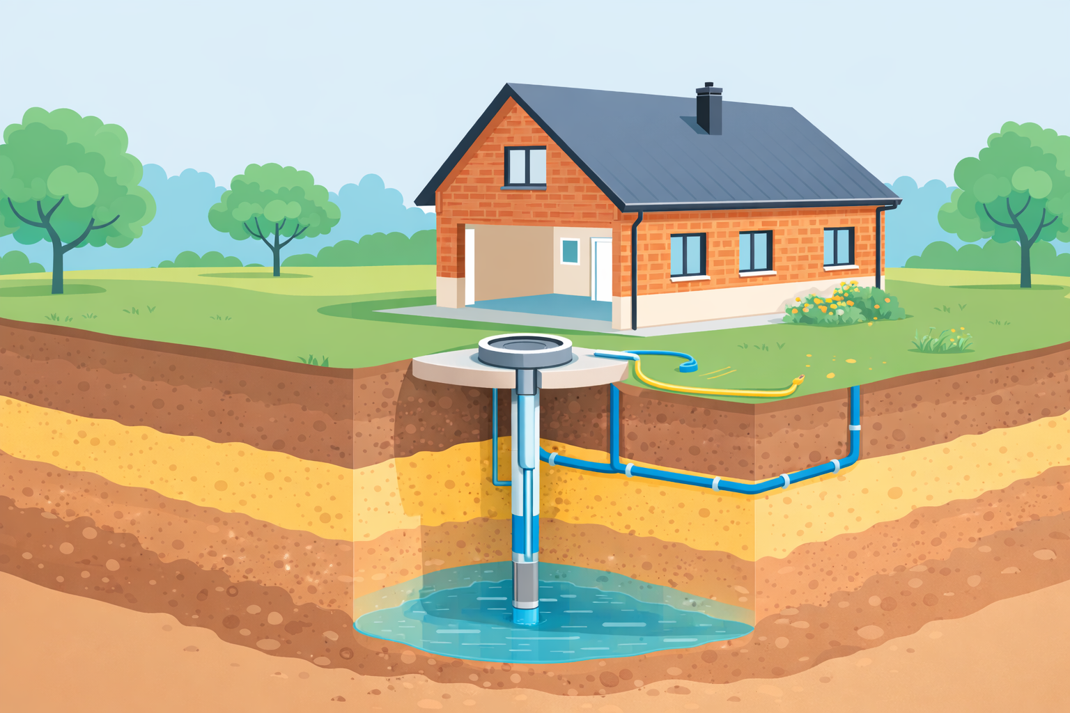 бурение песчаных скважин