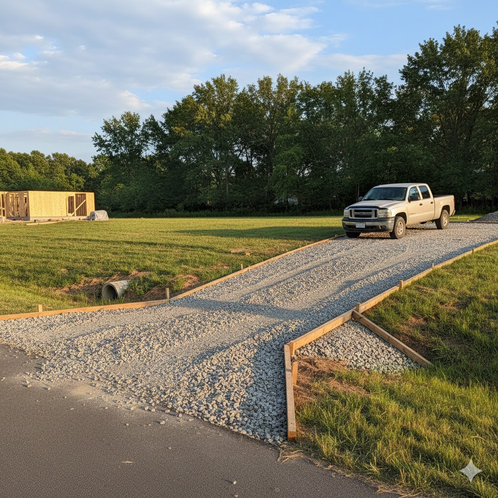 заезд на участок заезд на участок