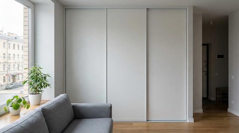 Современный встроенный шкаф