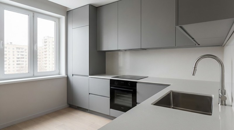 современные встроенные кухни