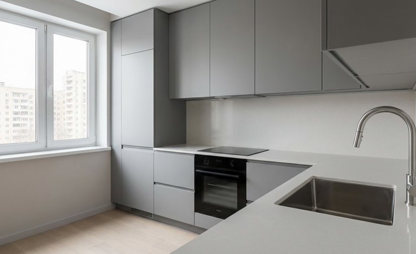 современные встроенные кухни