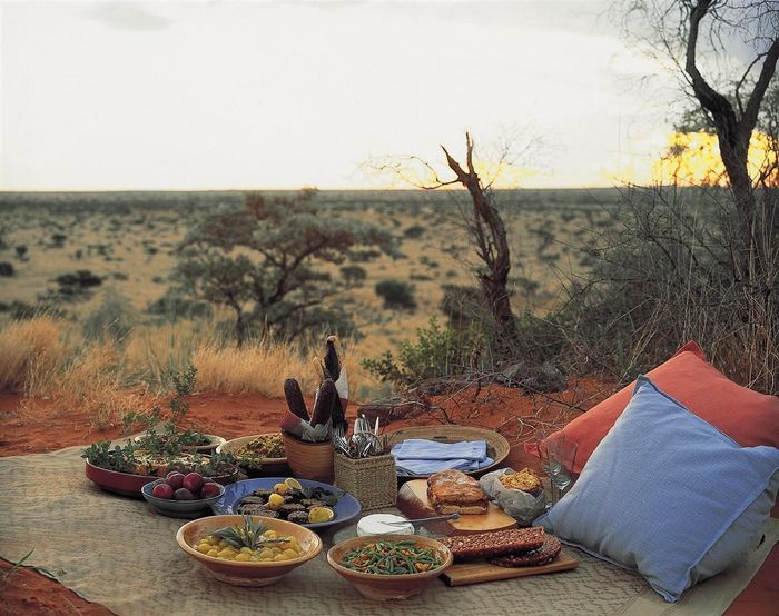 Небольшой пикник в пустыне