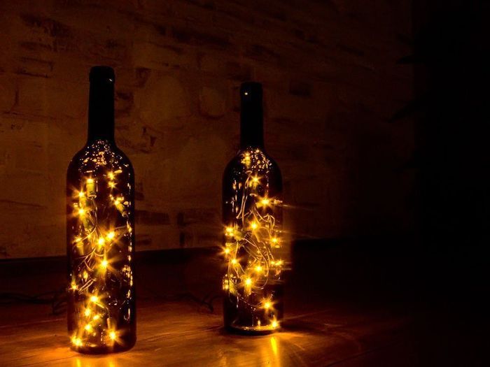 Светильники и лампы из пластиковых и стеклянных бутылок своими руками