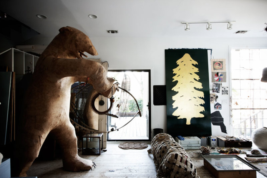 дом художницы в центре Лос-Анджелеса, эко-дазайн, этнические мотивы