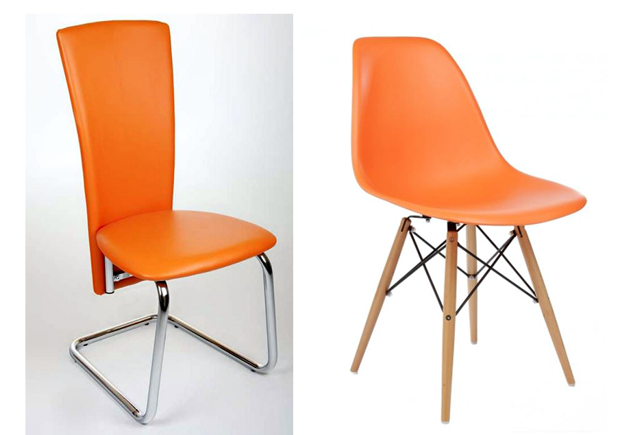 оранжевый стул
