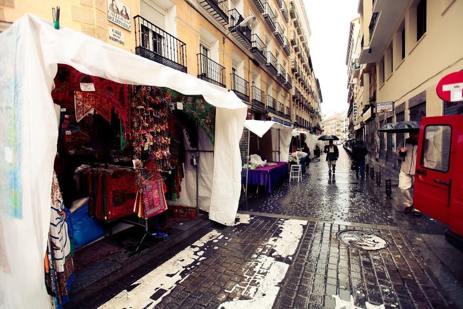блошиный рынок в Мадриде