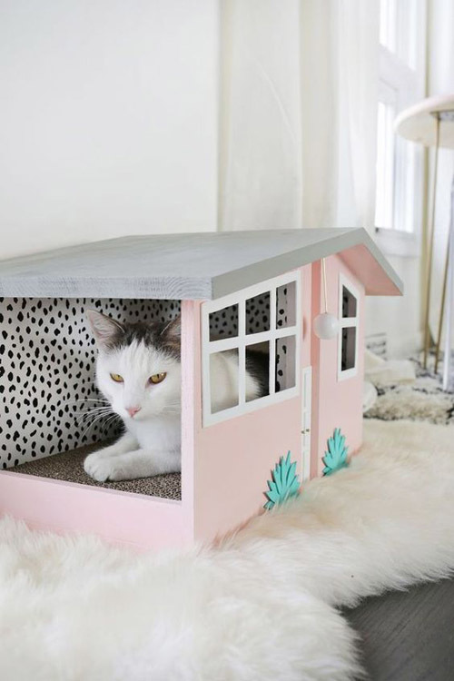 домик для кошки своими руками