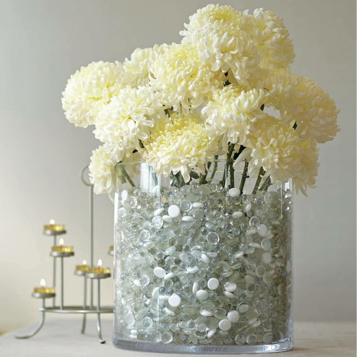 Видео – 15 идей декоративных композиций в стеклянных вазах:
