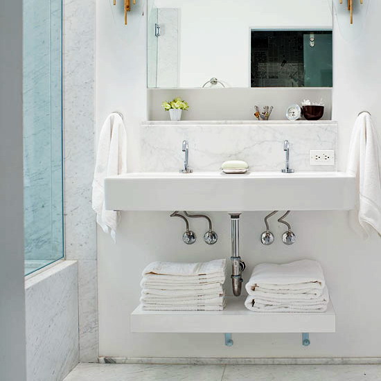 Как хранить полотенца в ванной
