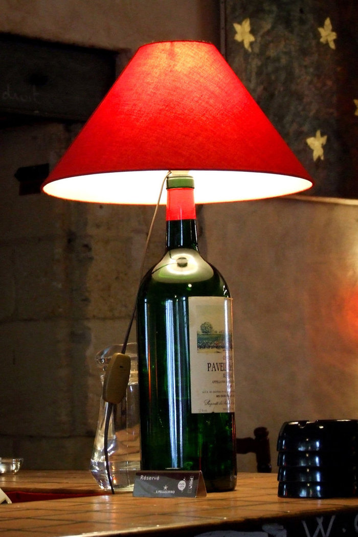 post Wine bottle lamp by alainsr