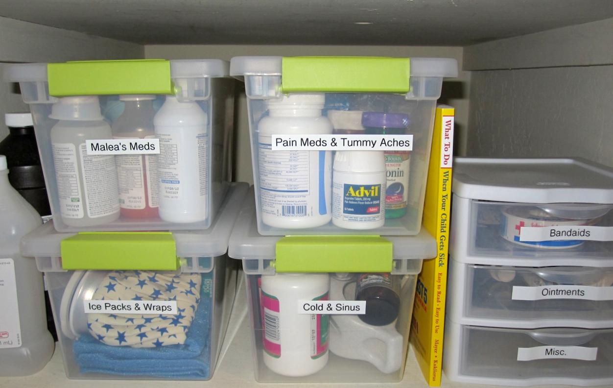Организовать хранение медикаментов
