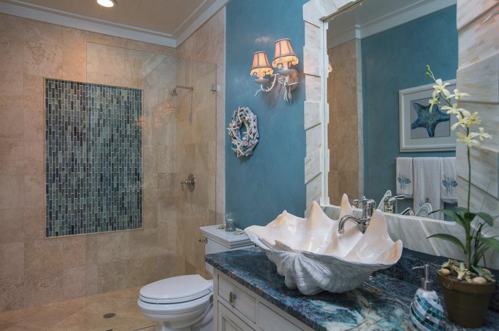Фото ванной комнаты в морском стиле фото
