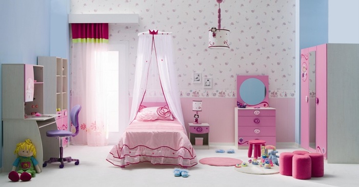 детская комната для девочки фото