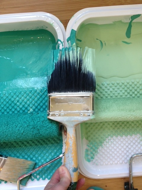 Акварельные стены: омбре, волны и глубина – DIY и мастер-классы