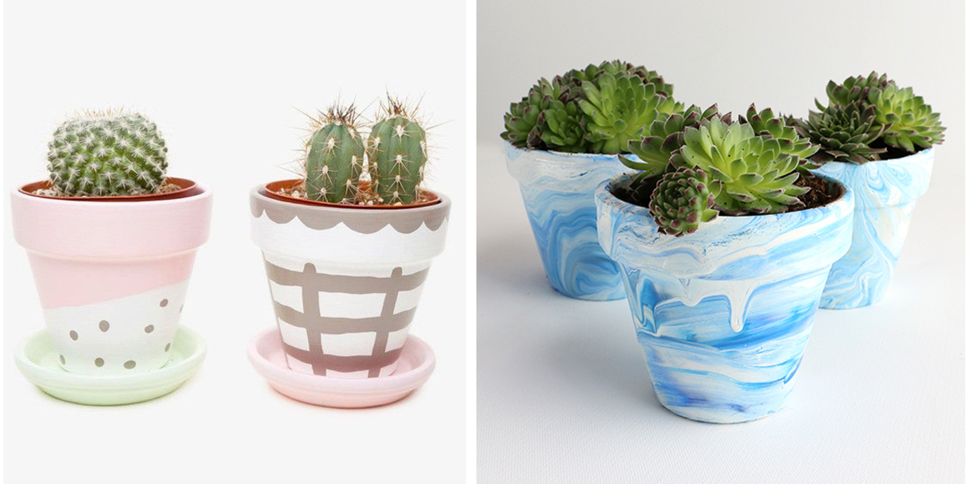 Весенний DIY: 28 идей как украсить глиняное кашпо – DIY и мастер-классы
