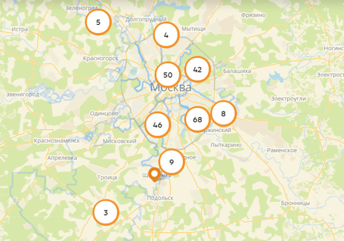Интерактивная карта реновации Москвы
