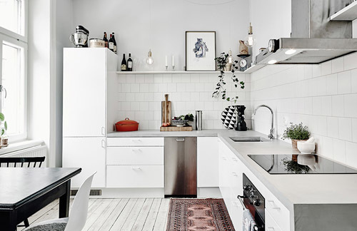 кухня в стиле минимализм фото