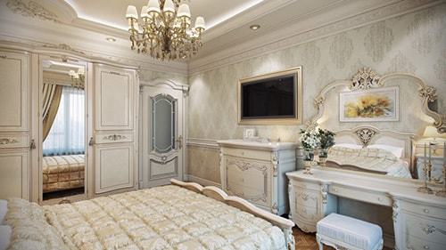 Спальня в классическом стиле фото