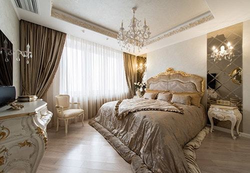 Спальня в классическом стиле фото