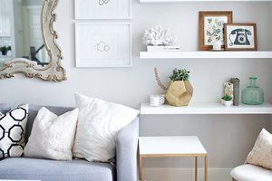 Thumb cozy corner pastel colors pouf wall shelves