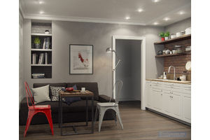 Thumb dizajn kvartiry foto studiya kuhnya s gostinoj 33