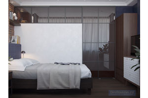 Thumb dizajn kvartiry studii s vydelennoj spalnej 44