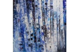 Thumb vevers kartina maslom abstrakcija pechvork berezy n4 sinij cv161203