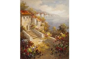 Thumb vlodarchyk kartina maslom pejzazh sredizemnomorskij vid siesta n2 av161103