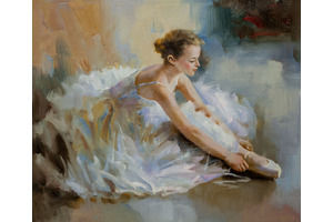 Thumb kamskij kartina maslom portret kopiay stephen pan balerina zavjazyvajuschaja puanty sk161105