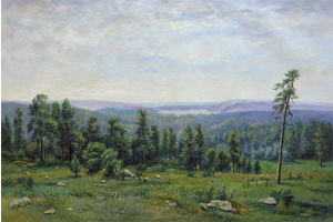 Thumb ivan shishkin copy kartina maslom pejzazh lesnye dali is160602