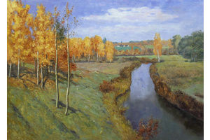 Thumb isaak levitan copy kartina maslom pejzazh zolotaya osen il160801