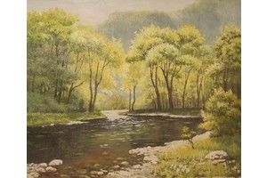 Thumb romm kartina maslom pejzazh solnechnoe utro ar141204