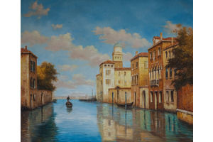 Thumb romm kartina maslom venice pejzazh copy antuan buvar canal v venecii ar160505