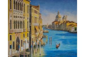 Thumb romm kartina maslom venice pejzazh na glavnoj ulice venecii grand canal n4 ar160506
